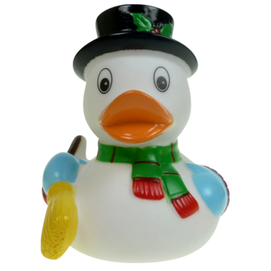 Badeente Schneemann - Badeenten