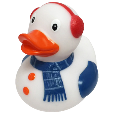 Badeente Schneemann 2 - Badeenten
