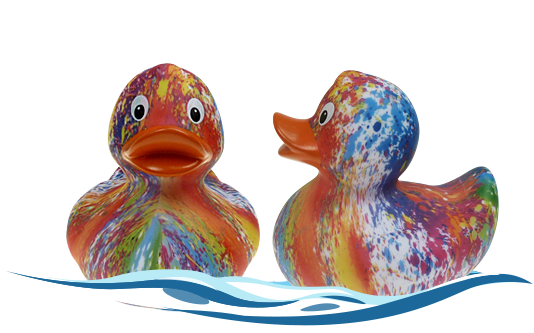 Rierousy Quietscheente Brautpaar - Lustiges Hochzeitsgeschenk